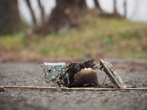 人のために使われてきた物も、やがて用が済み捨てられることになるとおもうが、その捨てられたゴミの心情を表現したもの